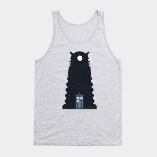 The Police Box On The Night Tank Top